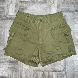 Romwe Green Cargo Shorts Size Small